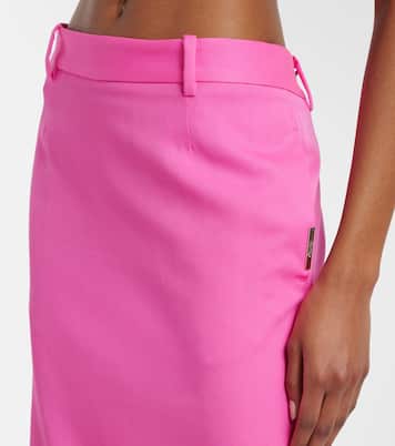 Virgin wool pencil skirt | The Attico