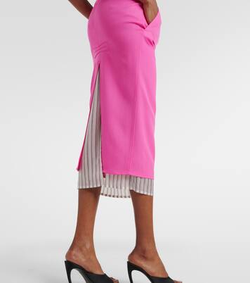 Virgin wool pencil skirt | The Attico