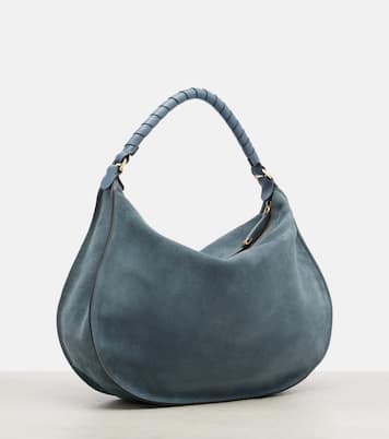 Schultertasche Marcie Medium aus Veloursleder | Chloé