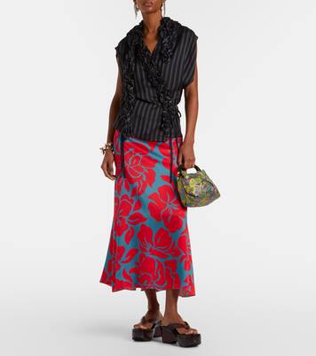 Tasche Crisp Small aus Jacquard | Dries Van Noten