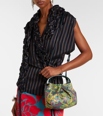 Tasche Crisp Small aus Jacquard | Dries Van Noten