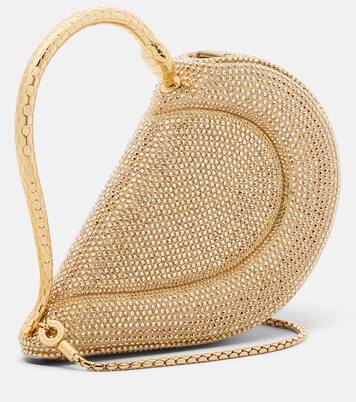 Serpenti Cuoricino Mini leather top-handle bag | Bvlgari