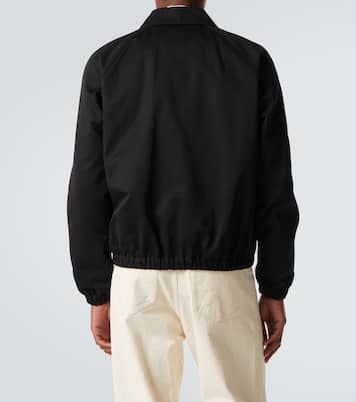 Chaqueta de gabardina de algodón con VGold | Valentino
