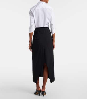 Pleated midi skirt | Junya Watanabe