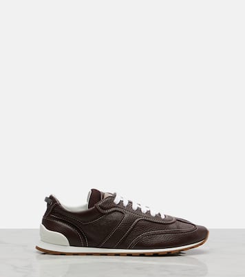 Zapatillas de piel con cuentas Monili | Brunello Cucinelli