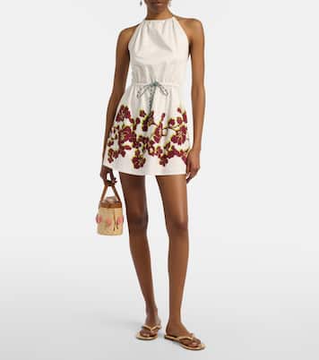 Haze floral cotton minidress | Alémais