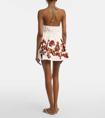 Haze floral cotton minidress | Alémais