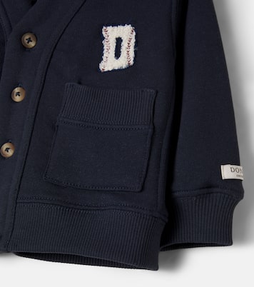 Baby Maukie cotton-blend cardigan | Donsje