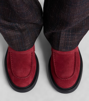 Loafer-Pumps aus Veloursleder | Tod's