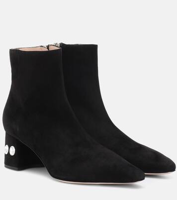 Ankle Boots aus Veloursleder | Miu Miu