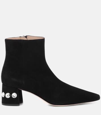 Ankle Boots aus Veloursleder | Miu Miu