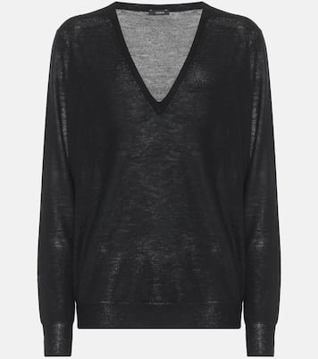 Cashair cashmere V-neck sweater | Joseph