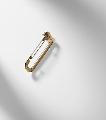 Einzelner Ohrring New York aus 18kt Gelbgold mit 18kt Weißgold | Eéra