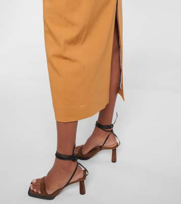 Robe midi La Robe Terra en lin mélangé | Jacquemus