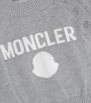 Baby - Pullover in cotone con logo | Moncler Enfant