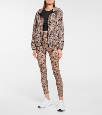 High-rise leopard print leggings | The Upside