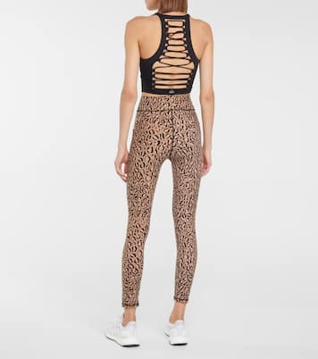 High-rise leopard print leggings | The Upside