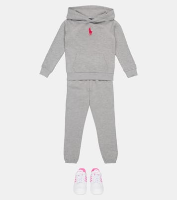 Logo cotton-blend sweatpants | Polo Ralph Lauren Kids