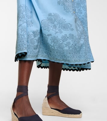 Robe midi en coton à fleurs | Juliet Dunn