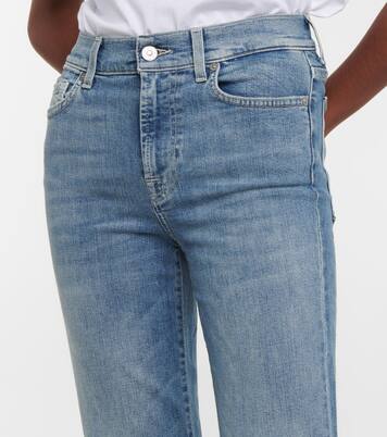 Mid-Rise Jeans The Straight Crop | 7 For All Mankind