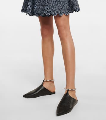 Slippers aus Leder | Alaïa