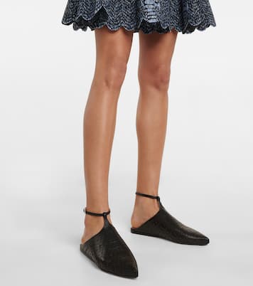 Slippers aus Leder | Alaïa