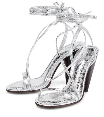 Sandalen Aliza aus Metallic-Leder | Isabel Marant
