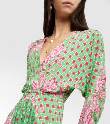 Robe longue Ilona imprimée | Poupette St Barth