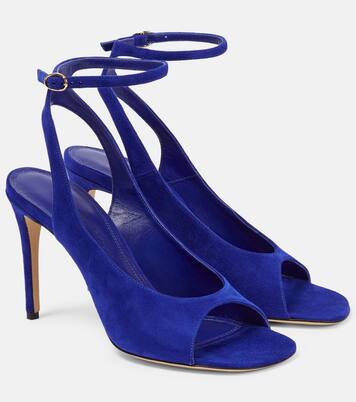 Suede slingback sandals | Victoria Beckham