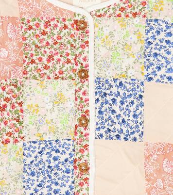 Veste matelassée Amalina en coton à fleurs | Louise Misha