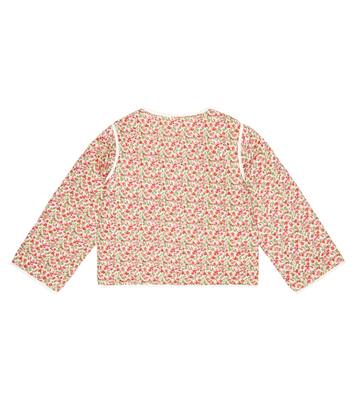 Veste matelassée Amalina en coton à fleurs | Louise Misha