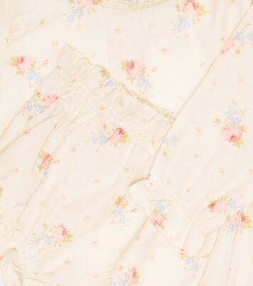 Bébé – Set robe et culotte bloomer Broccoli en coton | Caramel