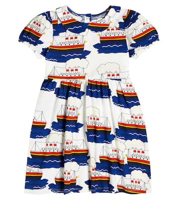 Printed cotton dress | Mini Rodini