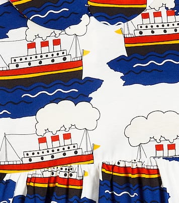 Printed cotton dress | Mini Rodini