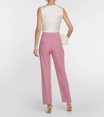 High-Rise-Hose Cool & Easy aus Wolle | Blazé Milano