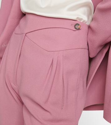 High-Rise-Hose Cool & Easy aus Wolle | Blazé Milano