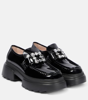 Plateau-Loafers Wallaviv aus Lackleder | Roger Vivier