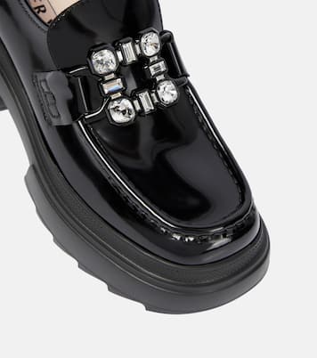 Plateau-Loafers Wallaviv aus Lackleder | Roger Vivier