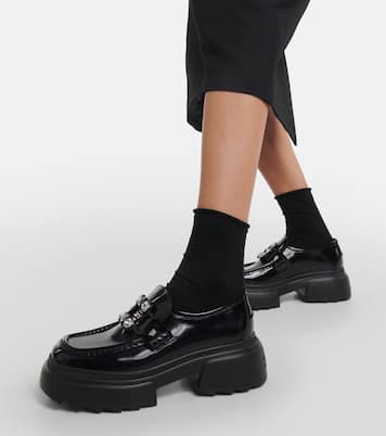 Plateau-Loafers Wallaviv aus Lackleder | Roger Vivier