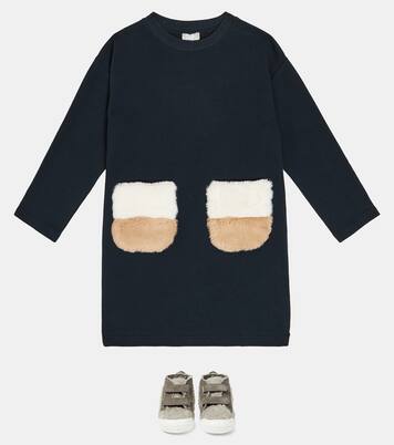 Cotton-blend jersey dress | Il Gufo