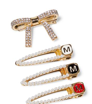 Set of 6 embellished hair clips | Monnalisa