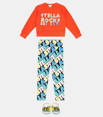 Logo jersey leggings | Stella McCartney Kids