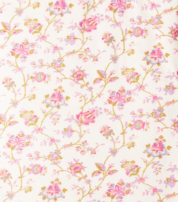 Hermance ruffled floral cotton-blend shirt | Louise Misha