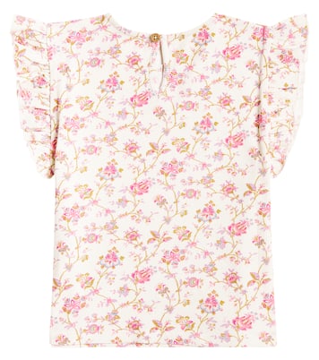 Hermance ruffled floral cotton-blend shirt | Louise Misha
