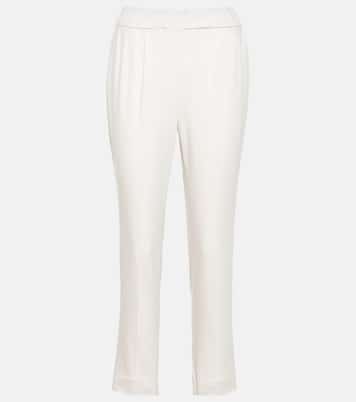 Schmale Low-Rise-Hose Pull Up | Brunello Cucinelli