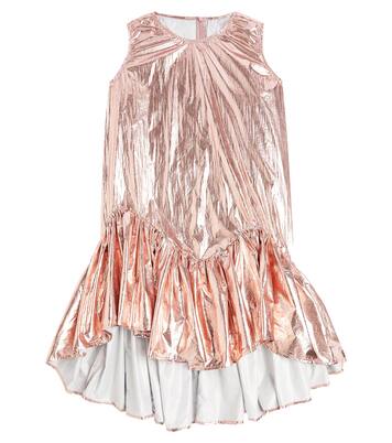 Ruffled lamé dress | Caroline Bosmans