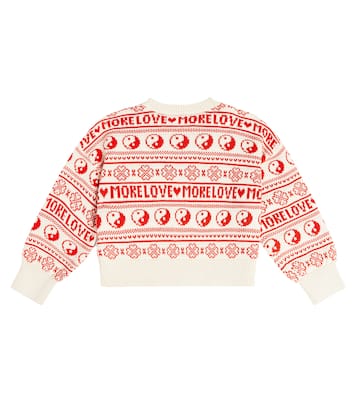 Gerrie intarsia cotton sweater | Molo