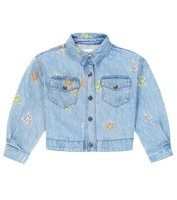 Burbank embroidered denim jacket | The New Society
