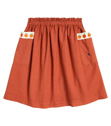 Gathered cotton skirt | Bobo Choses