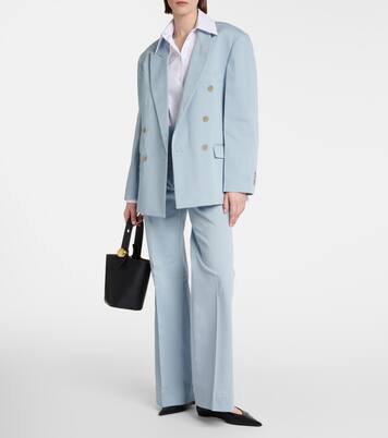 High-Rise-Schlaghose aus einem Baumwollgemisch | Plan C